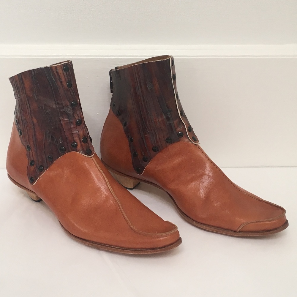 NEW CYDWOQ VINTAGE Migrate brown ankle boots 36.5